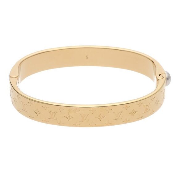 Louis Vuitton M00251 Cuff Monogram Bracelet Men's S - Picture 2 of 5